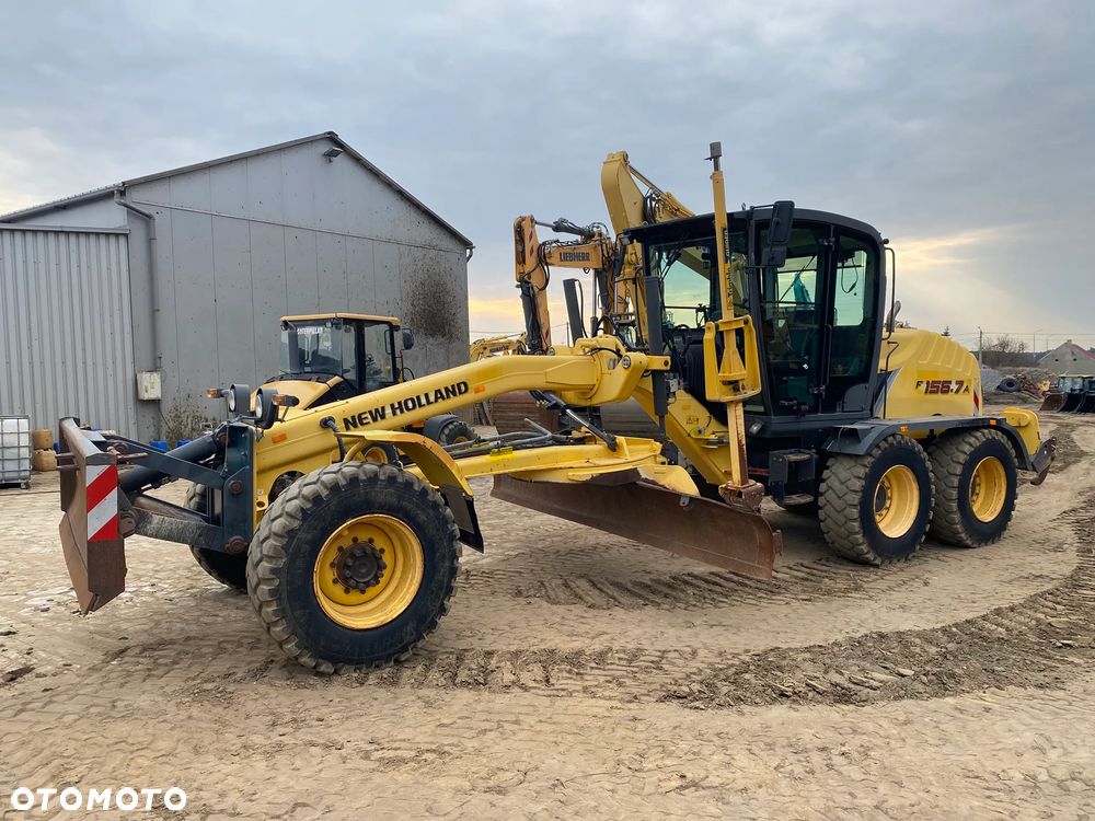 New Holland F156.7A, 10300 MTH, INSTALACJA DO NIWELACJI TRIMBLE 3D, Z NIEMIEC, NAPĘD 6X6, ZRYWAK, PRZEDNI PŁUG, - 8