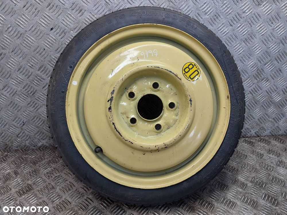 KOŁO DOJAZDÓWKA 5X114,3 4Jx15 FI67,1 115/70R15 MAZDA KIA HYUNDAI - 1