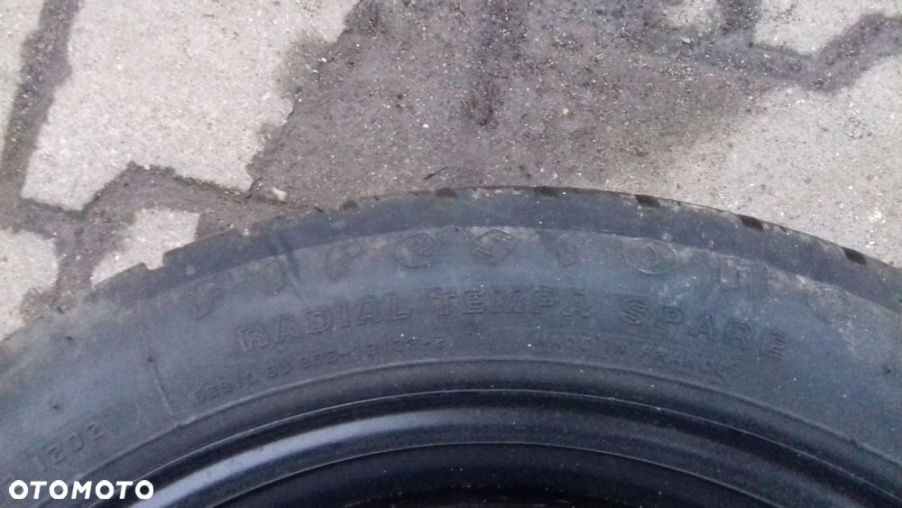 KOŁO DOJAZDOWE OPEL 5x110 ET41 16 FIRESTONE T115 70R16 - 7
