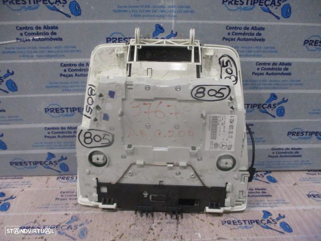 Luz De Teto Plafonier A2048202001 MERCEDES C S204 W204 FASE 2  2012 200CDI 136CV 5P PRETO - 2