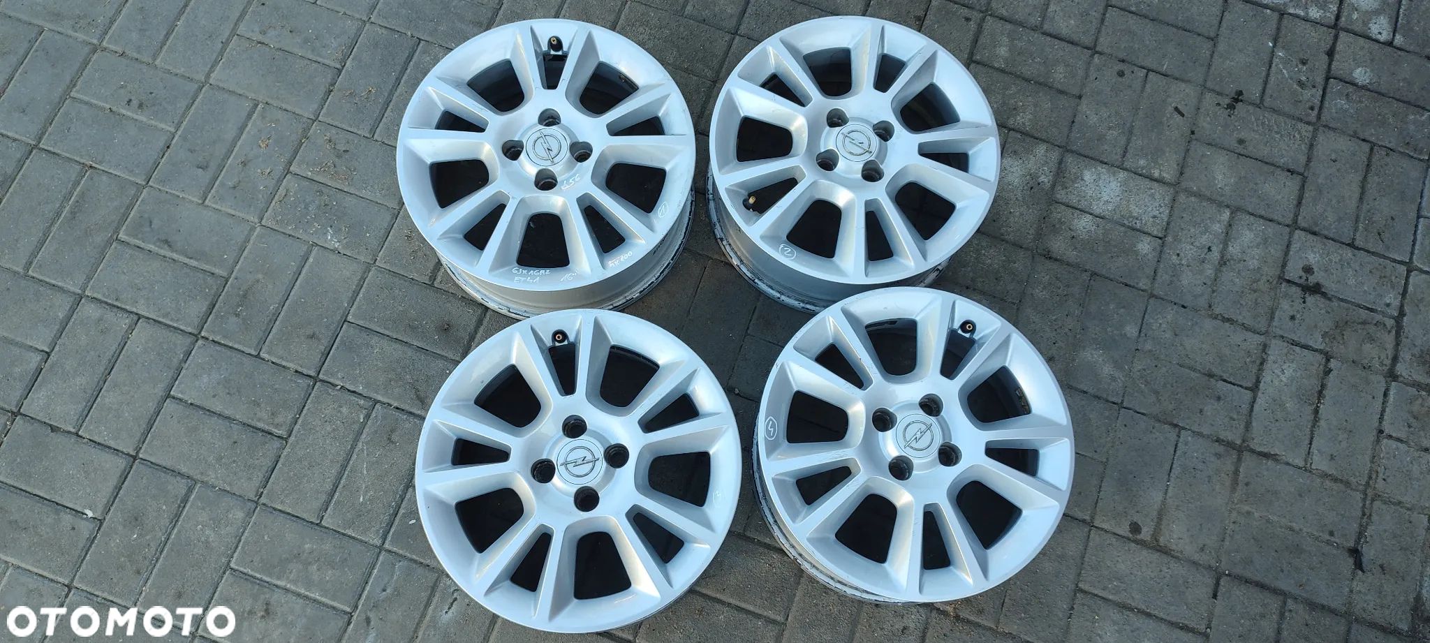 FELGI ALUMINIOWE 93162534 4x100 RONAL 6Jx16 CALI ET41 CORSA ASTRA TIGRA KOMPLET 4 SZTUKI - 1
