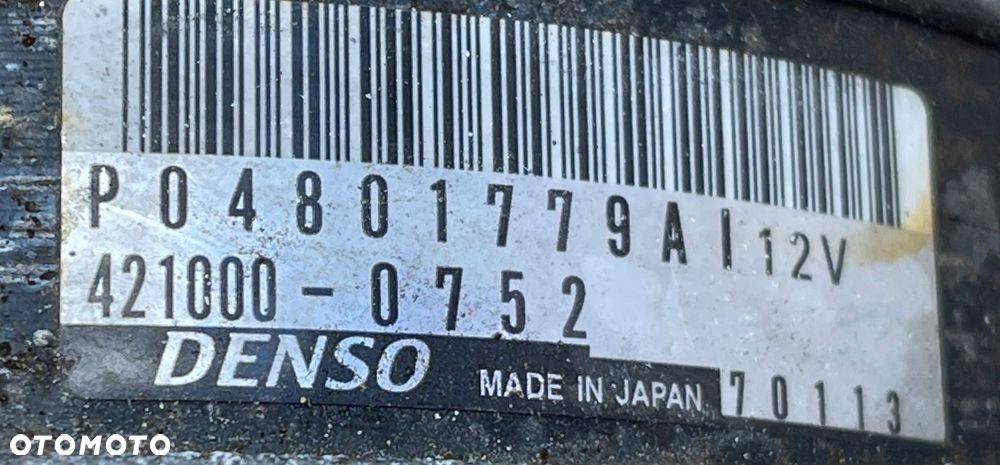 P7 DODGE CHARGER 2018 3.6 V6 ALTERNATOR 04801779AI 42111-0752 - 4