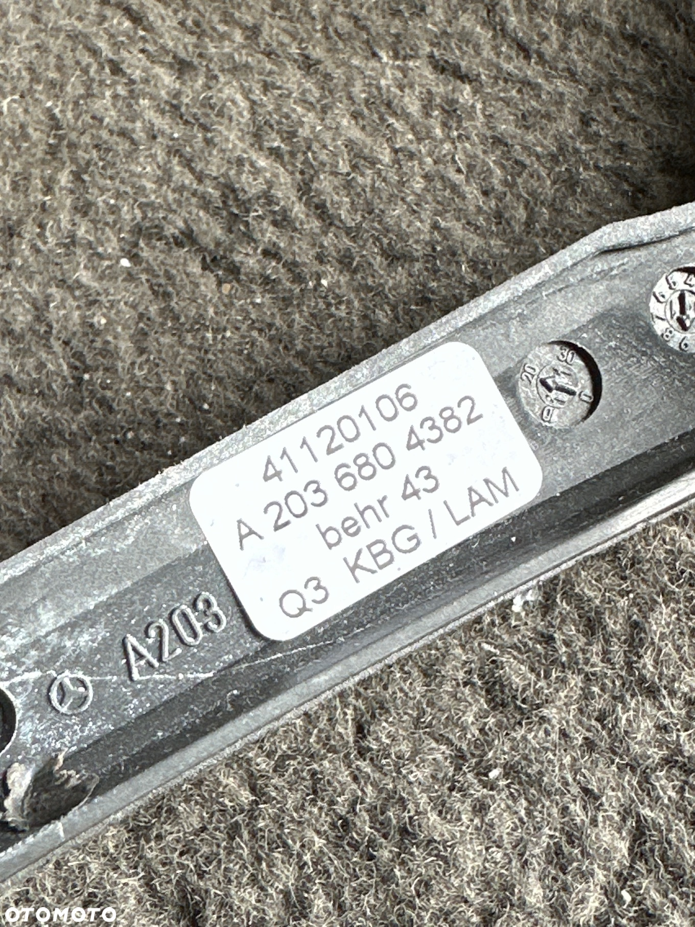 MERCEDES C 203  CLK 209 G 463 PANEL KLIMATYZACJI dekor - 11