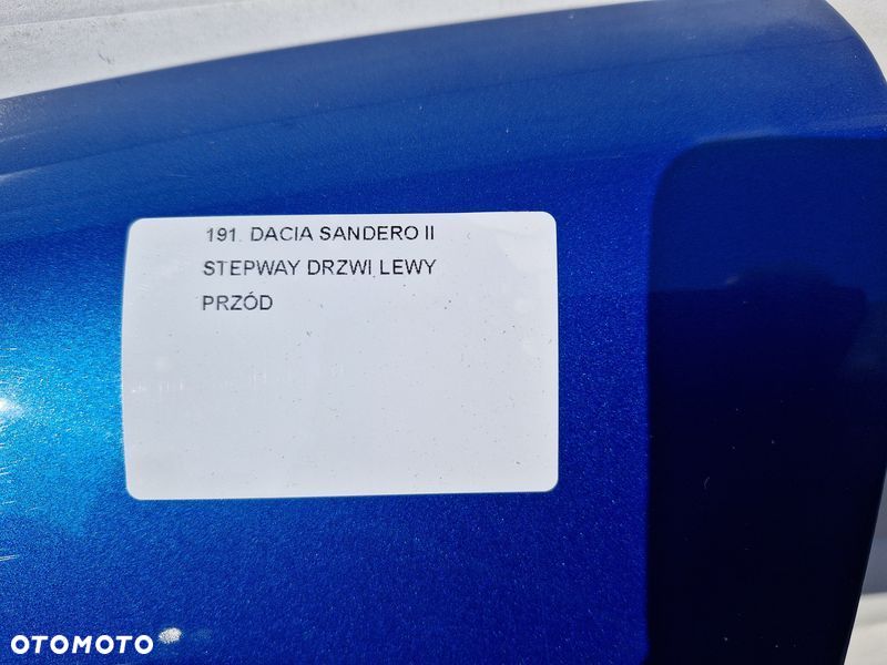 DACIA SANDERO II 2 STEPWAY DRZWI LEWY PRZÓD PRZEDNIE LEWE TERPL - 2