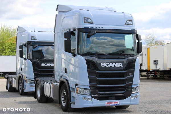 Scania R500 / FULL LED/ LODÓWKA/ NOWY MODEL /GPS/2 ZBIORNIKI /RETARDER /**SERWIS**/ IDEALNY STAN /