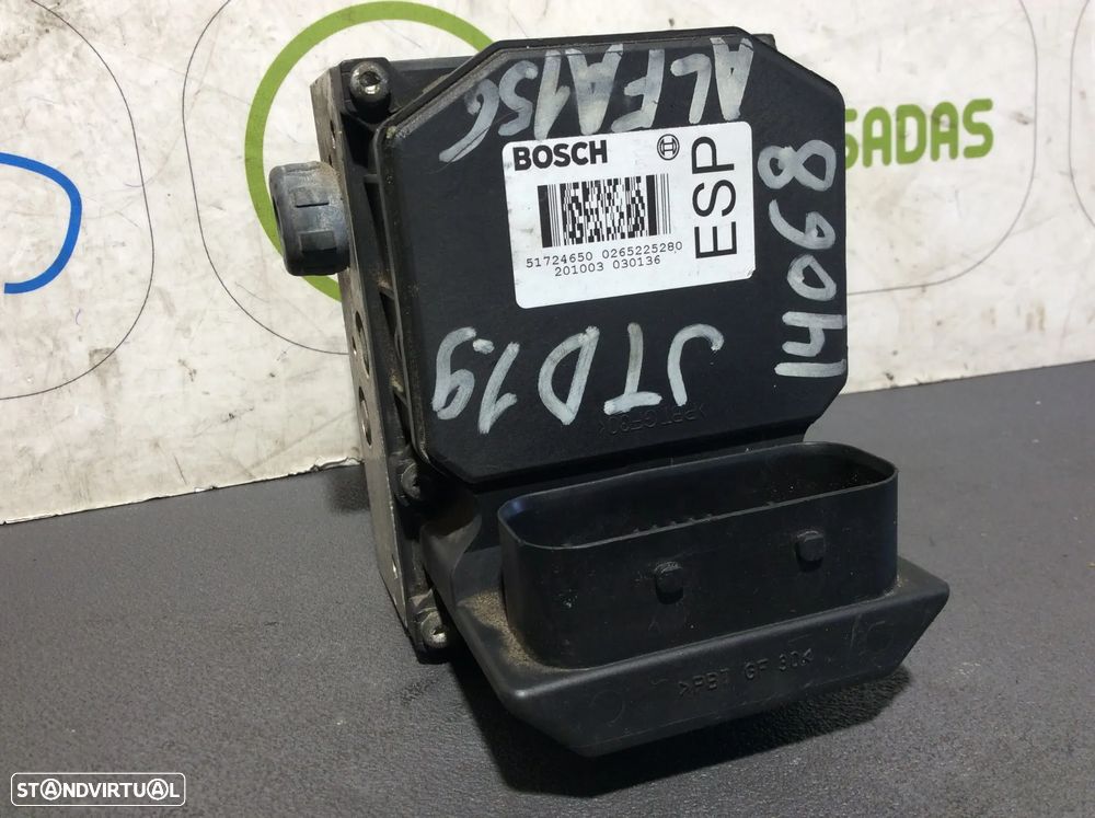 Modulo ABS Alfa Romeo 156  1.9 JTD  0265225280  51724650 - 1