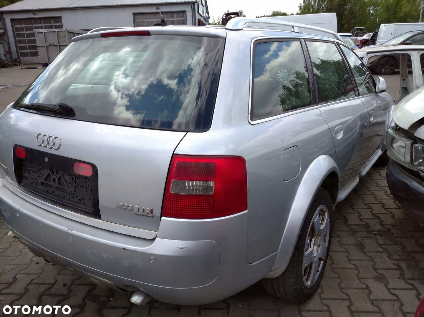 AUDI A6 C5 ALLROAD ATRAPA SREBRNA MASKA POKRYWA KLAPA SILNIKA LY7W LV7W - 10