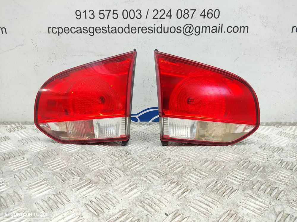 Farolins de mala direito esquerdo originais VW Volkswagen Golf 6 VI 5K Carro de 2008 a 2013 - 2