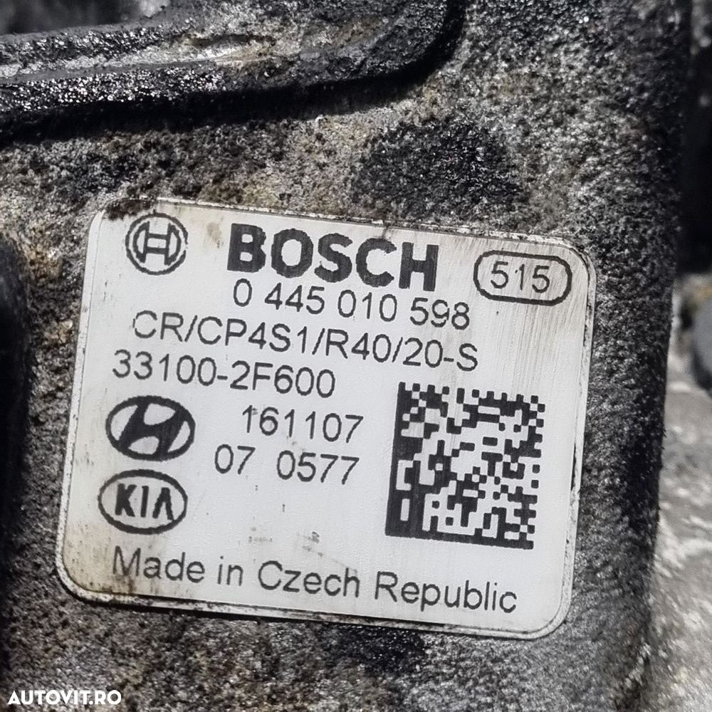 Pompa injectie / inalte Kia Sportage IV 2.0 Diesel 2016 - 2018 136CP D4HA Euro5 (1405) ... - 4