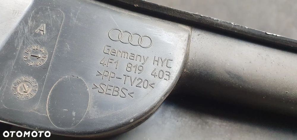 Podszybie osłona podszybia Audi A6 C6 4F1819403 - 5