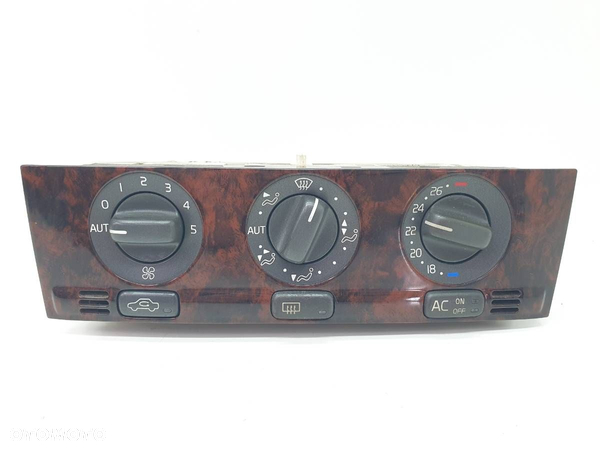 PANEL STEROWANIA KLIMATYZACJI NAWIEWU VOLVO V40 I S40 DREWNO