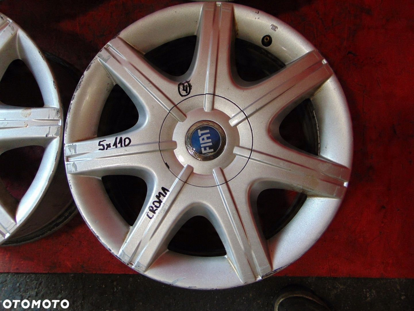 FIAT CROMA II 05- FELGI ALUMINOWE 17 5x110 7J ET41 51716271 - 9
