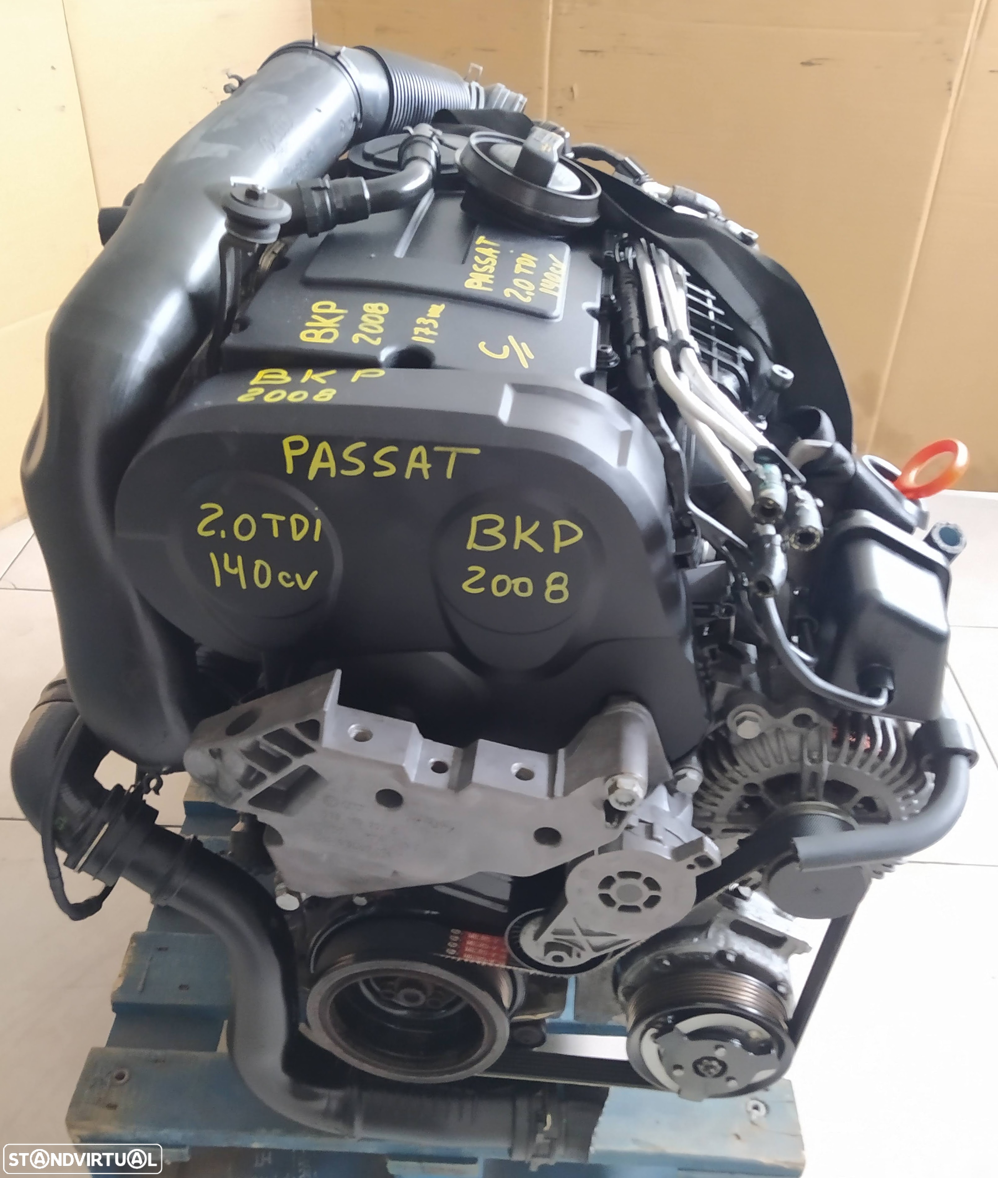 Motor vw passat 2.0TDI 140cv BKP caixa automatica DSG KCU - 4