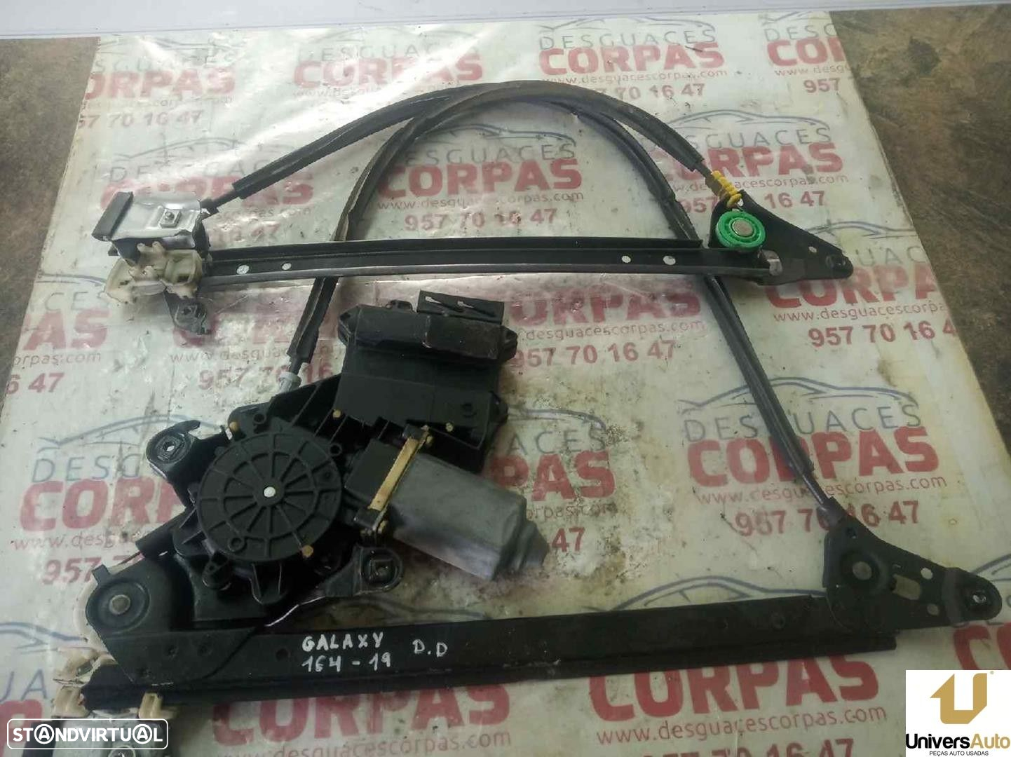 ELEVADOR DE VIDRO FRONTAL DIREITO FORD GALAXY 2007 -7M3959812 - 3