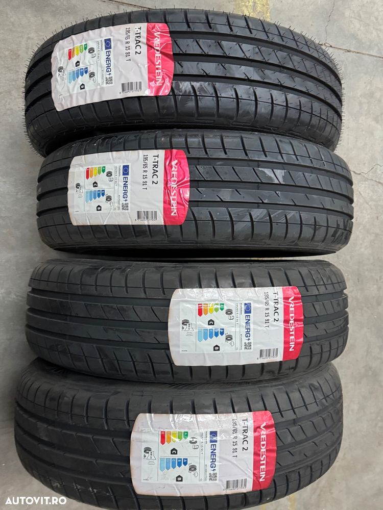Vând 4 anvelope 195/65/15 vredestein de vară noi - 1