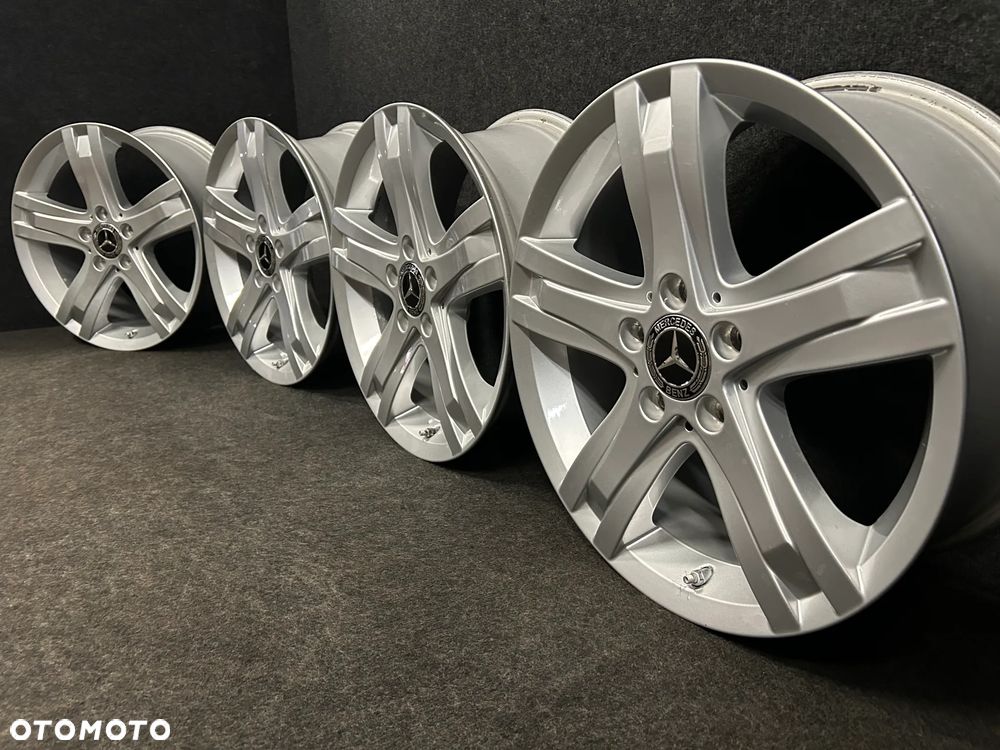 Alufelgi Mercedes GLK, C-Klasa W204, W205, E-Klasa W212 17 cali 5x112 4szt. Ładne z czujnikami! - 1