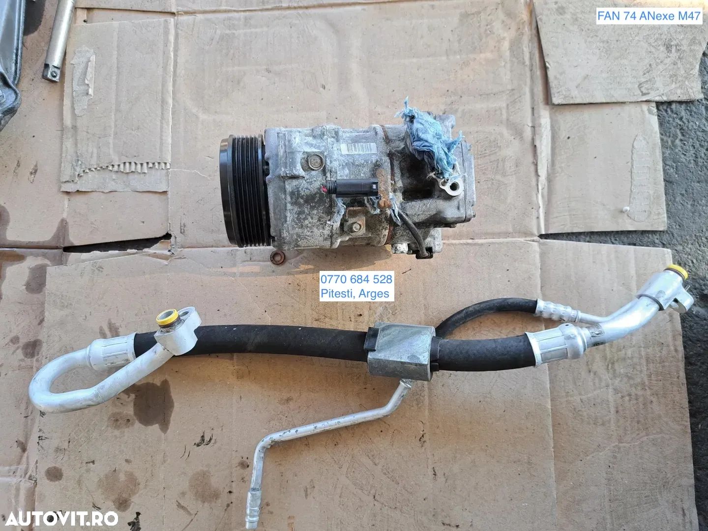 Motor M47 Compresor clima ac si conducta BMW E87 E90 E91 - 1