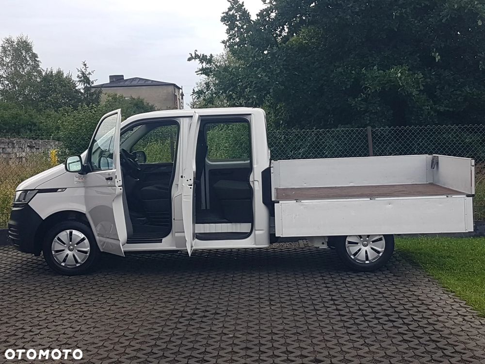 Volkswagen T6 TRANSPORTER DOKA 6-OSÓB PAKA SKRZYNIA ŁADUNKOWA KLIMA DOUBLE KABINA KRAJOWY - 12