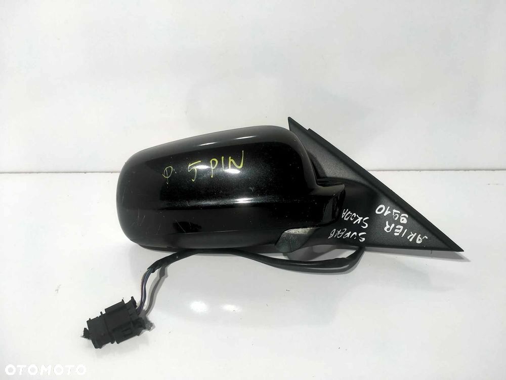 LUSTERKO PRAWE PRZEDNIE SKODA SUPERB I 06-08 5 PIN 9910 - 1