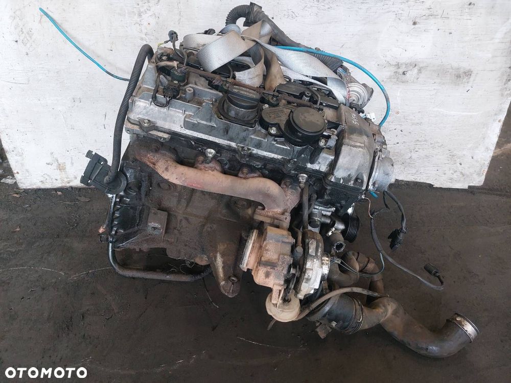 SILNIK DIESEL + UKŁAD WTRYSKOWY + TURBINA MERCEDES C220 611962 WYPRZEDAŻ - 11