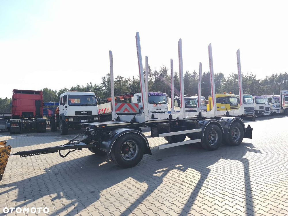 Schmitz Cargobull PAVIC 3 osiowa 2018 rok kłonicowa do drewna lasu drzewa SAF bębny bliźniaki - 3