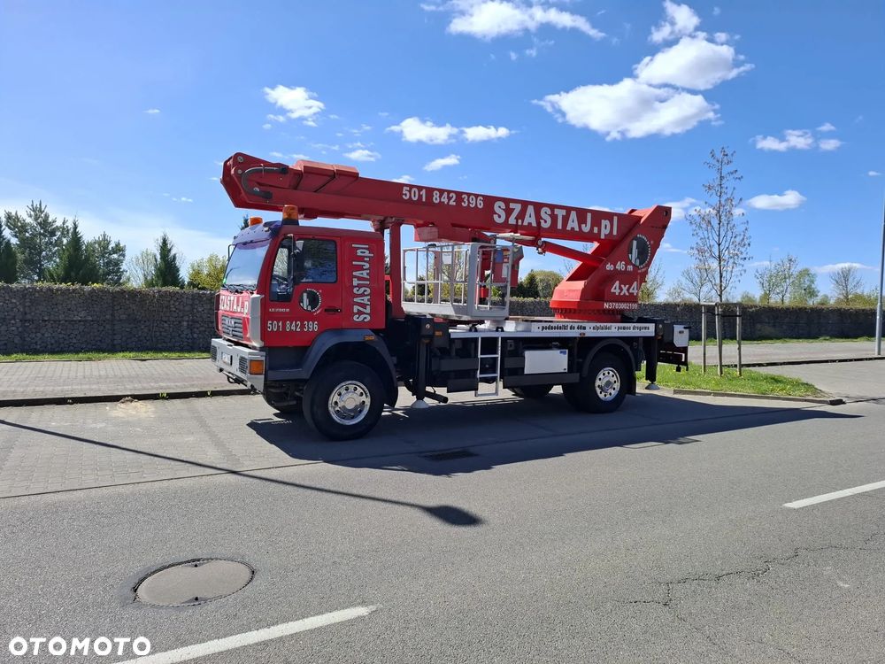MAN Podnośnik Koszowy Wumag WT 355 4x4  - 35 Metrów w Górę 25 Metrów w Bok Pilot Palfinger Udźwig 400 kg Multitel GSR Ruthmann - 9
