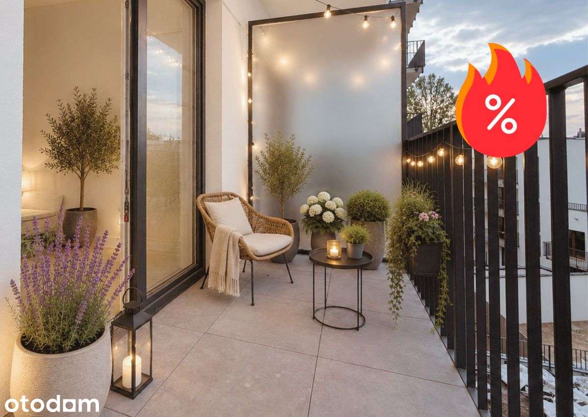 Premium | Gotowe! 2 pokoje z balkonem