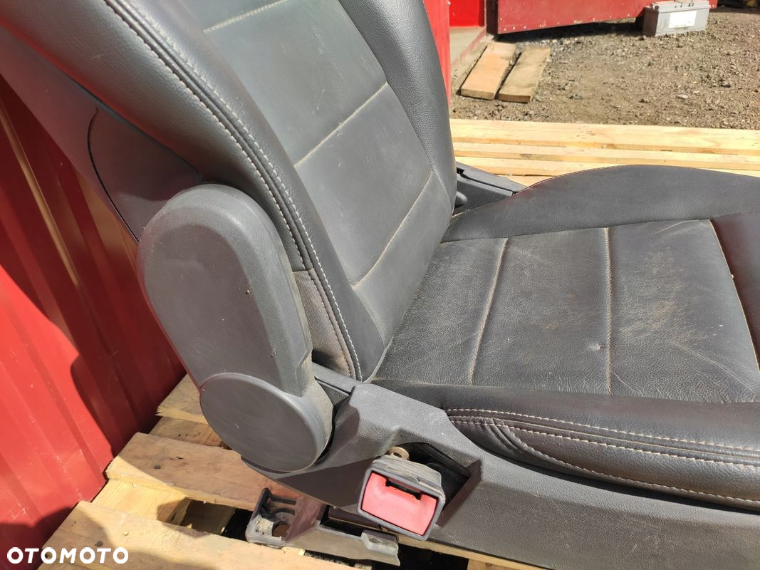 JEEP COMPASS I LIFT FOTEL KIEROWCY LEWY PRZÓD SKÓRA ŁADNY - 7