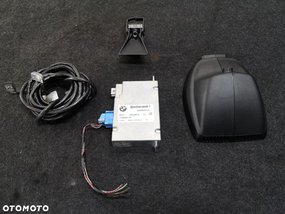 BMW F10 F11 MODUŁ 9252819 KAMERA KAFAS CONTINENTAL WIĄZKA KOMPLET OBUDOWA - 1