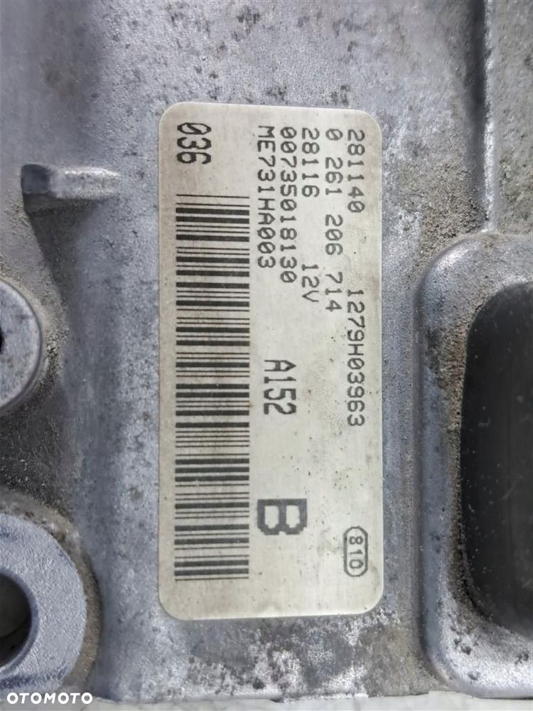 Komputer sterownik silnika Alfa Romeo 147 1,6 16V 00-04 00735018130 BOSCH - 3