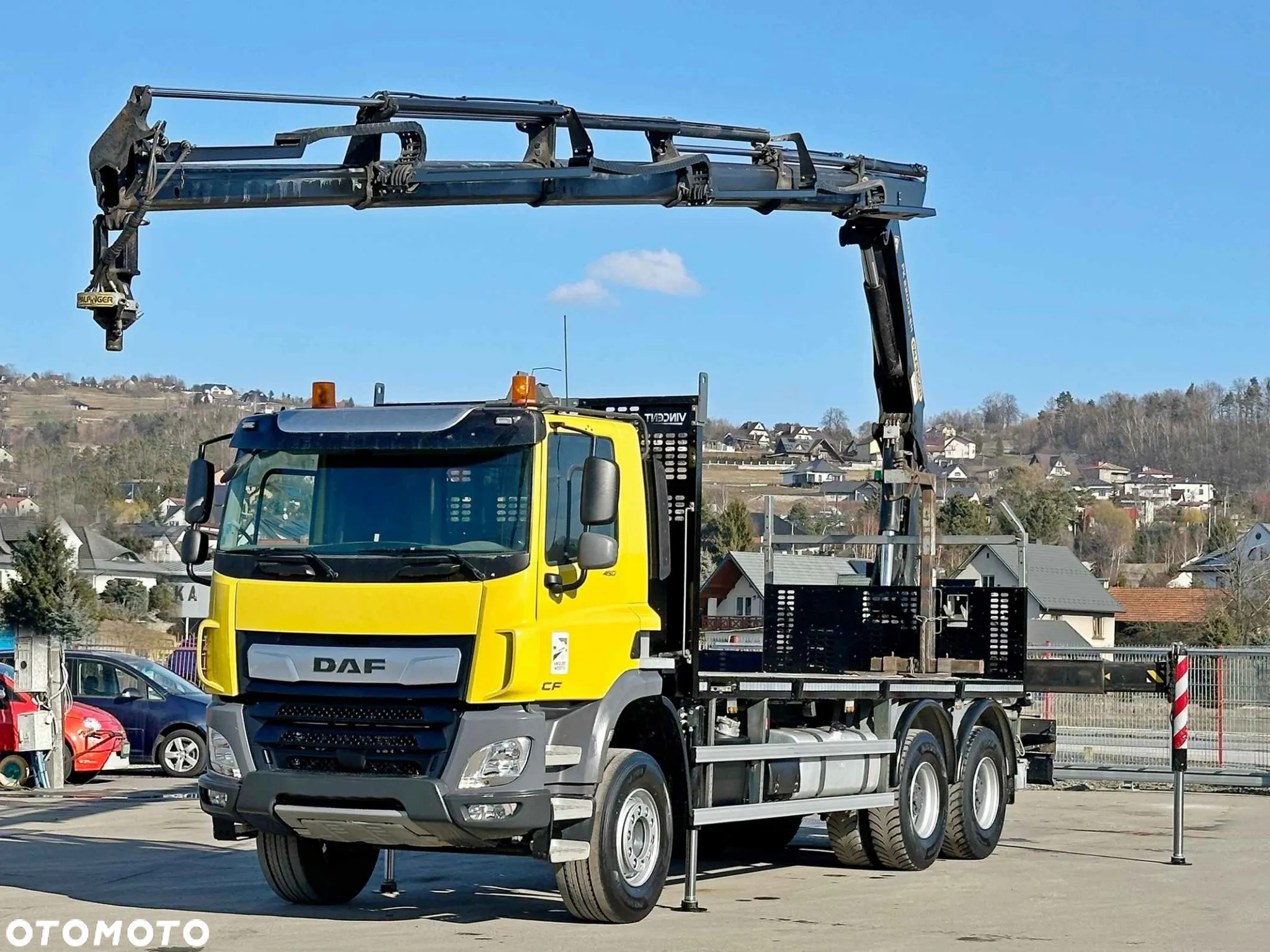 DAF CF 450 * PLATFORMA 6,30 m + PK 22002 - EH D + PILOT * STAN BDB / 6x4 - 2
