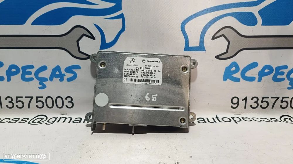 .CENTRALINA MODULO ELETRONICO BLUETOOTH TELEFONE MERCEDES BENZ CLASS C W203 A2118703226 2118703226 UH03MM01RW CLASS E W211 S W220 CLK C209 W209 ML W163 - 2