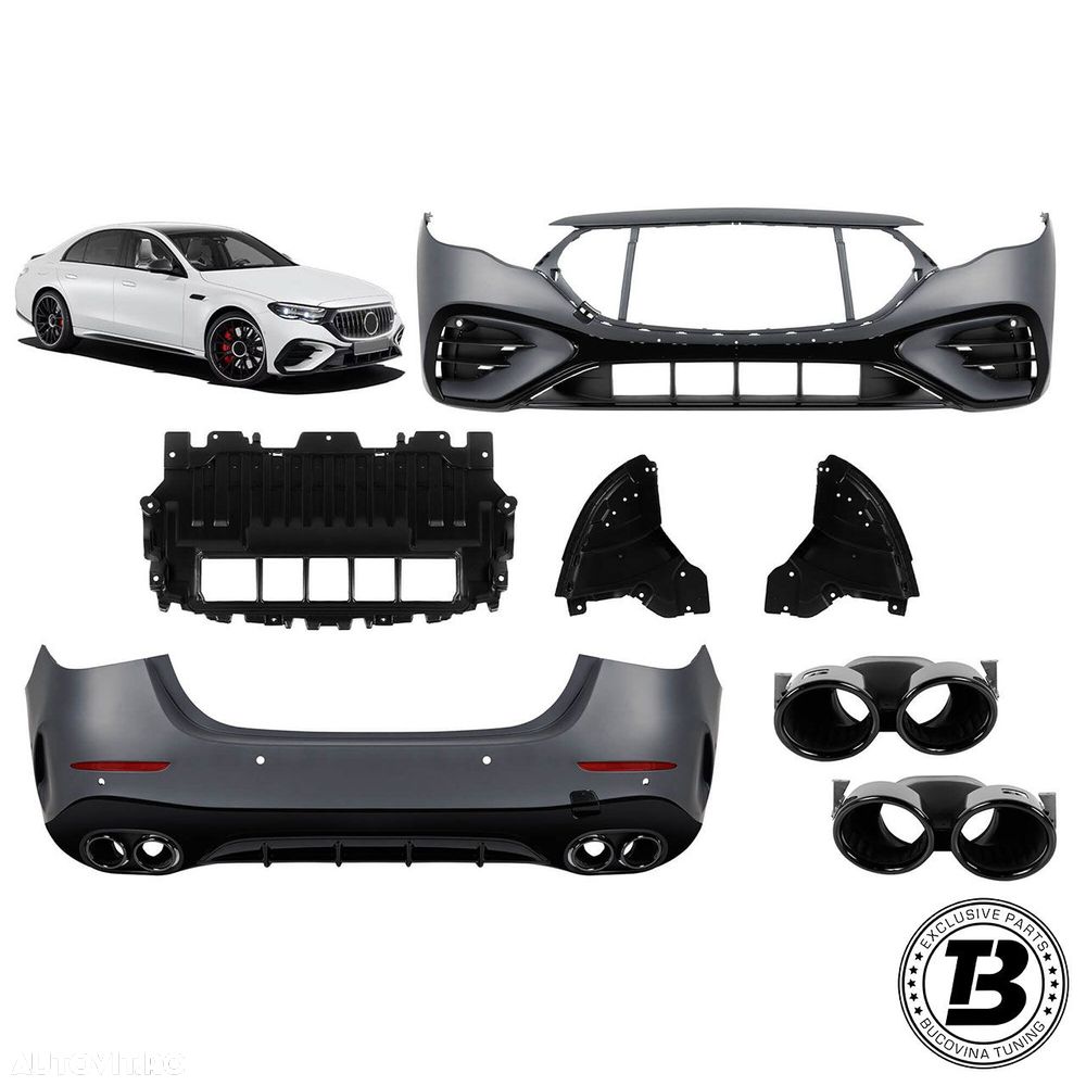 Pachet Exterior compatibil cu Mercedes E Class W214 53A Design - 1