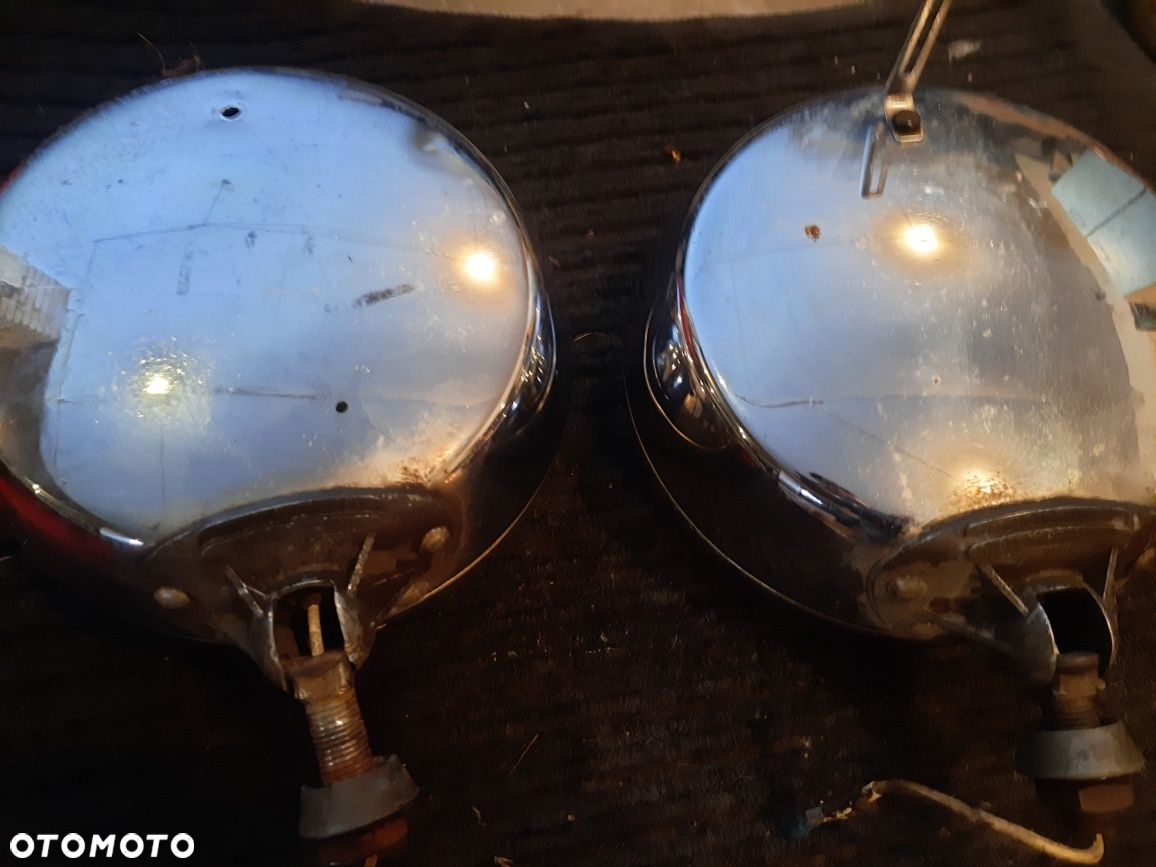 Mercedes ponton Mercedes w111 w108 stare halogeny Marshalla chromowane - 5