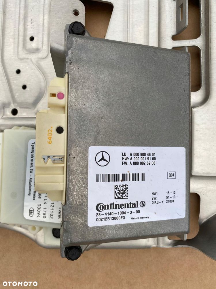 MERCEDES W218 CLS W212 MODUŁ STEROWNIK DISTRONIC A0009004601 A0009019100 - 1