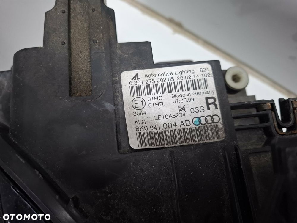 LAMPA PRZEDNIA PRZÓD PRAWA AUDI A4 B8 8K0 LIFT ZWYKŁA H7 8k0941004ab - 9