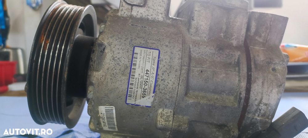 Compresor clima volkswagen vw golf 6 hatchback an 2010 motor 2.0 cod CBBB - 4