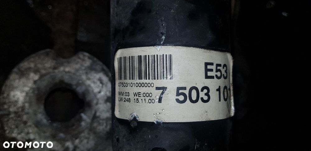 BMW X5 E53 3.0i M54 AUTOMAT WAŁ NAPĘDOWY TYLNY 7503101 - 2