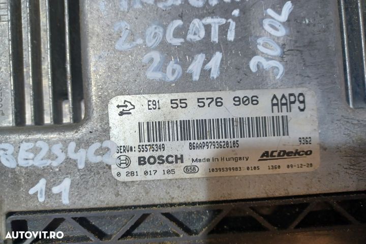 Calculator motor ECU 55576906 - 2.0 CDTI 55576906 - 2.0 CDTI Opel Ins - 3