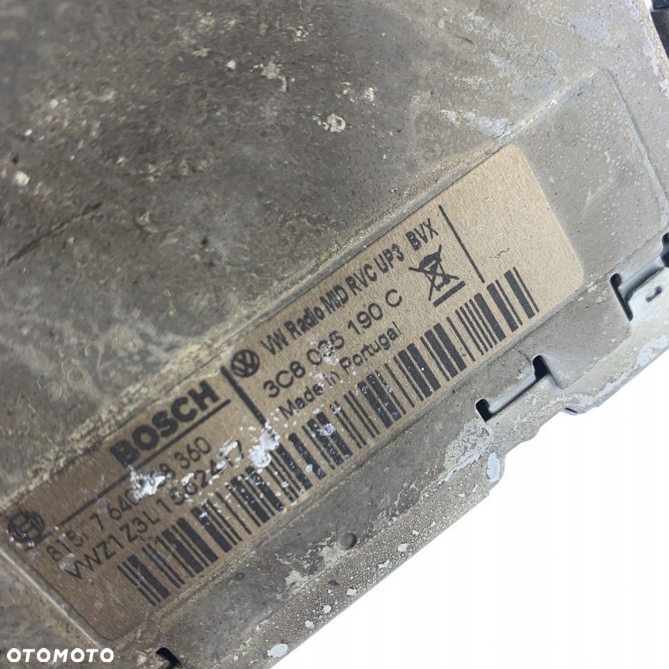 Radio CD oryginalne duże VW PASSAT B7 3AA GOLF VI TOURAN 12r - 10