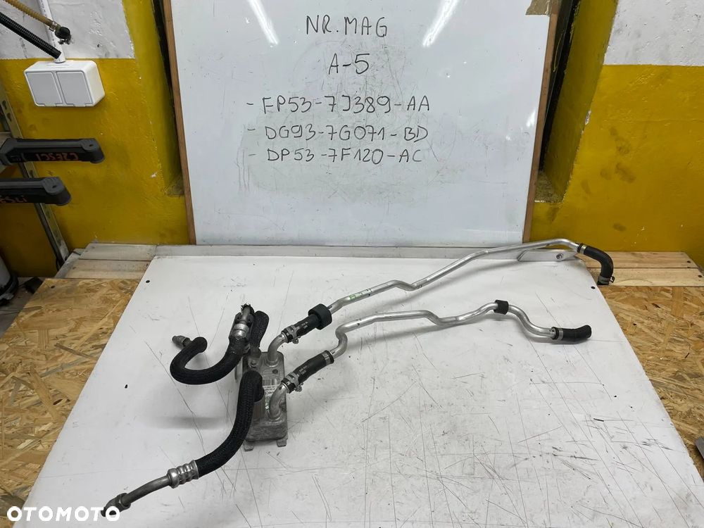 CHŁODNICA OLEJU SKRZYNI BIEGÓW Z PRZEWODAMI FORD MONDEO MK5 2.0 TDCI FP53-7J389-AA DG93-7G071-BD DP53-7F120-AC - 1