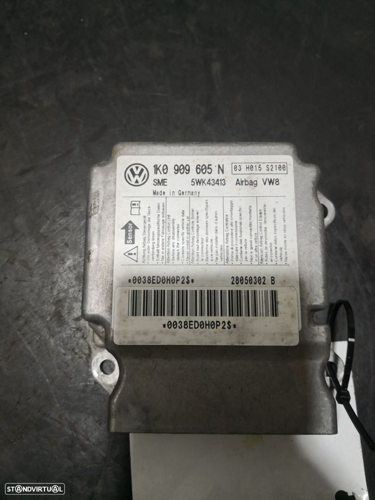 Centralina De Airbags Volkswagen Golf V (1K1) - 1