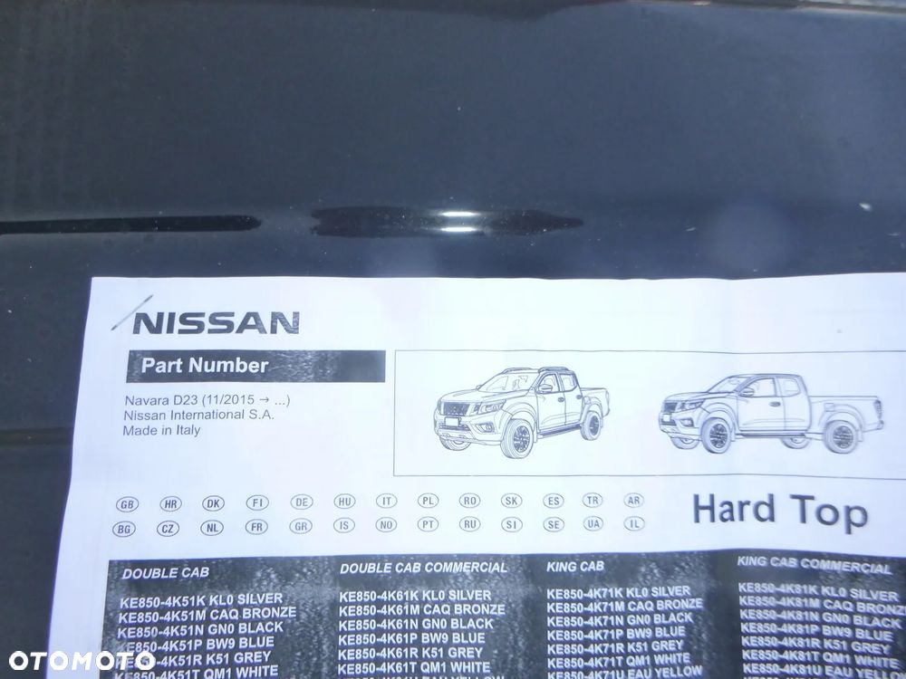 nissan navara d23 np300 zabudowa paki oryginał - 7