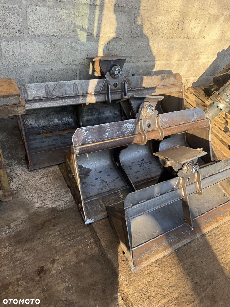 Lyzka skarpowa hydrauliczna skretna 100 łyżka 120 skarpówka 150 - 8