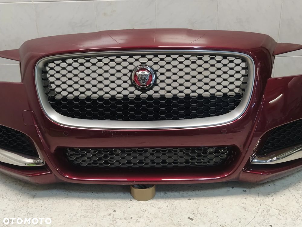 JAGUAR XF X260 ZDERZAK PRZÓD PRZEDNI KOMPLETNY 4XPDC SPRYSKIWACZE GRILL ATRAPA CHŁODNICY ZNACZEK WIĄZKA ORYGINAŁ - 4