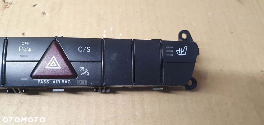 Przełącznik włącznik świateł awaryjnych grzania foteli ESP PDC Mercedes R-Klasa W251 R251 A2518704510 - 3