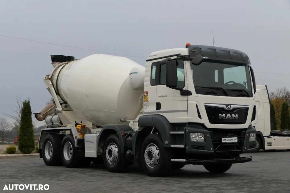 MAN TGS 32.420 / 8x4 / BETONIERĂ / MIXER 9 M3 / EURO 6 - 8