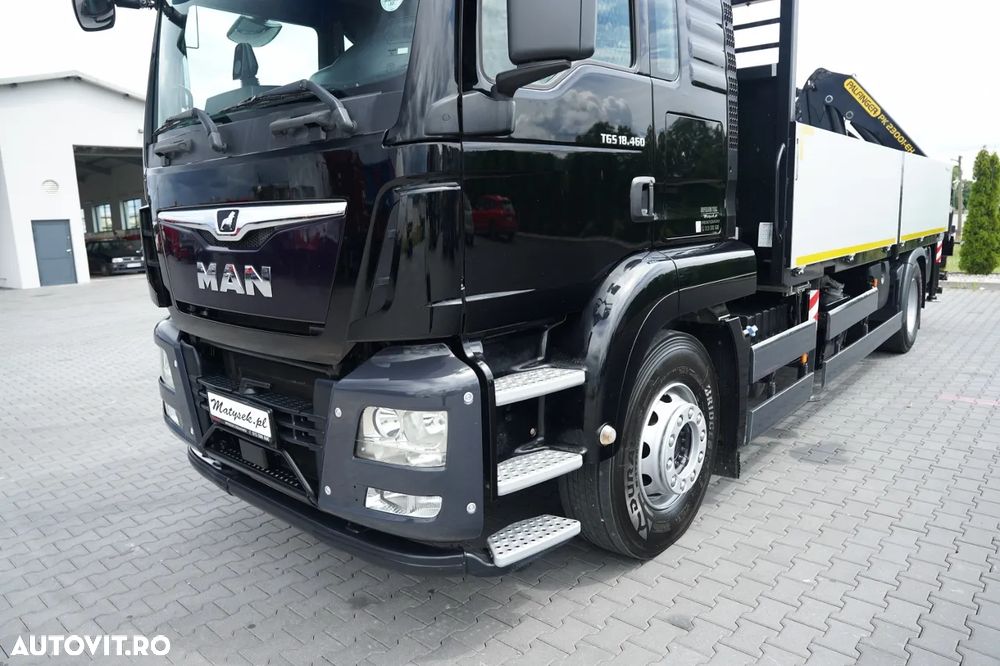MAN TGS 18.460 / 4X2 / DROPSIDE / PALFINGER PK 230001 / MAX. LOAD CAPACITY: 5,950 KG / NAVI / ROTATOR / PARKING AIR CONDITIONING / MANUAL / EURO 6 - 19
