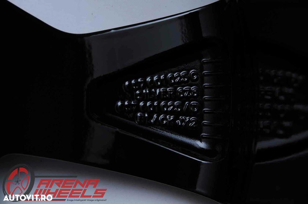 Jante Noi 17 inch Originale VW Taigo T-Cross R17 5x100 Negru - 8