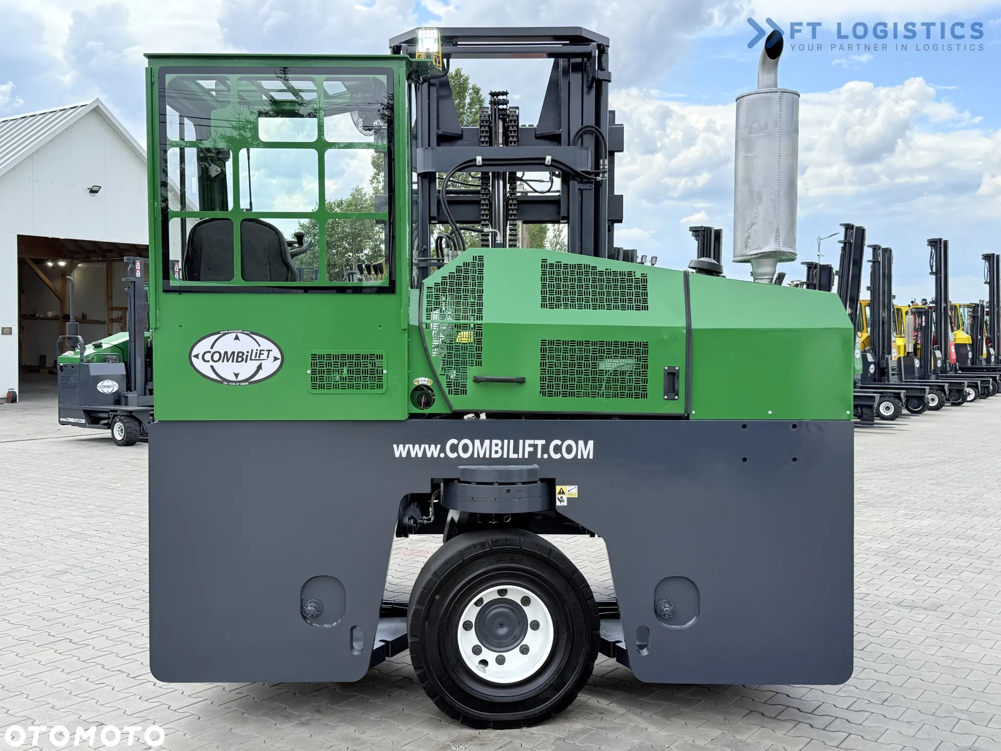 Combilift C8000 / GAS / DUPLEX - 4700MM / POZYCJONER / WOLNY SKOK / PEŁNA OGRZEWANA KABINA / JEDYNIE 5141H / STAN - JAK NOWY! - 33
